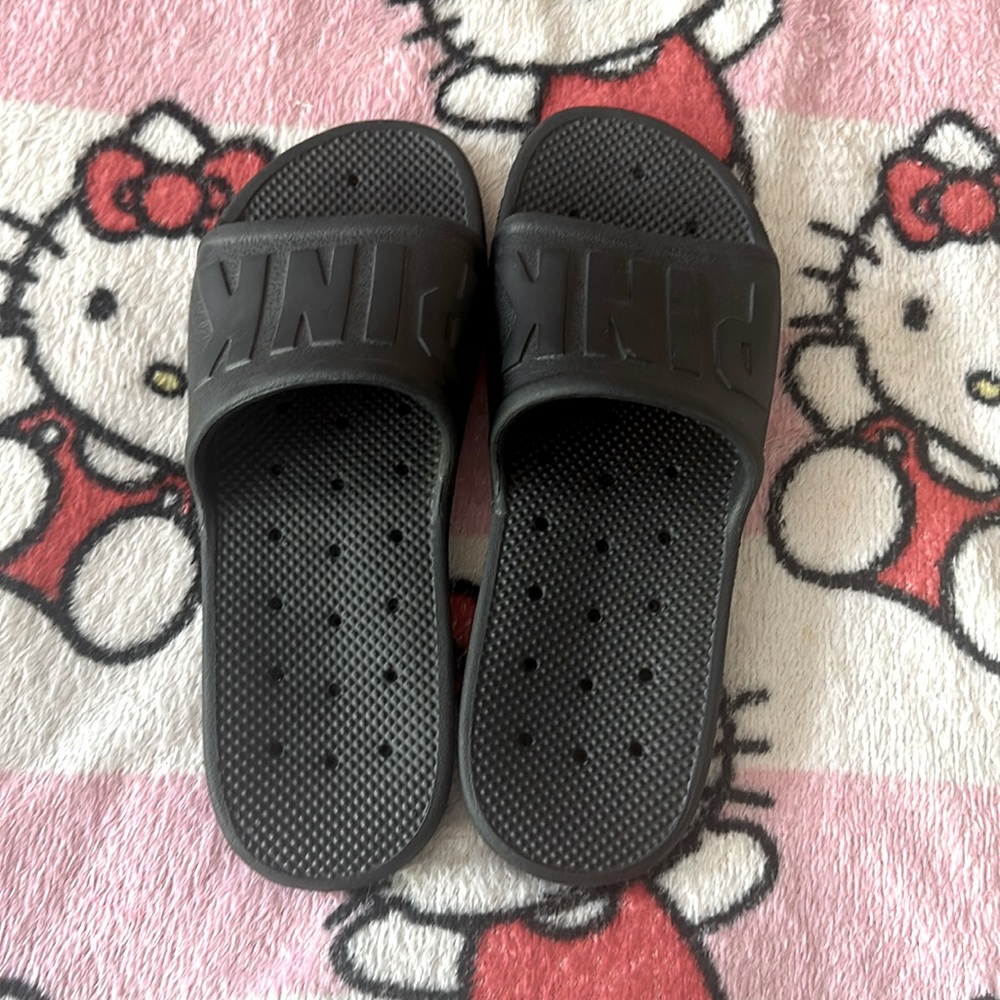 VICTORIA SECRET PINK SLIDES - SIZE 7.5 / 8
